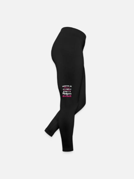 Mission Maman Accomplie - Future Meilleure Mamie - Legging en jersey Femme - noir - Droite