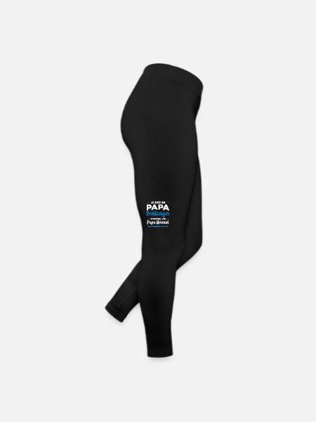 Homme Je Suis Papa Boulanger Humour Cadeau - Legging en jersey Femme - noir - Droite
