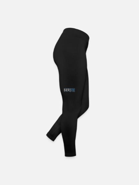 Berlin Urban City Style Fan Travel Streetwear - Legging en jersey Femme - noir - Droite