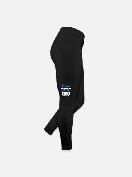 Fier D'être Le Père D'une Fille Super Géniale - Legging en jersey Femme - noir - Droite