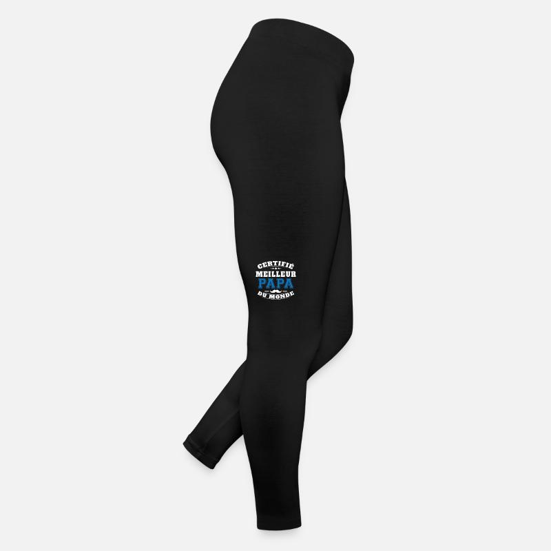 Certifié meilleur papa du monde Legging en jersey Femme