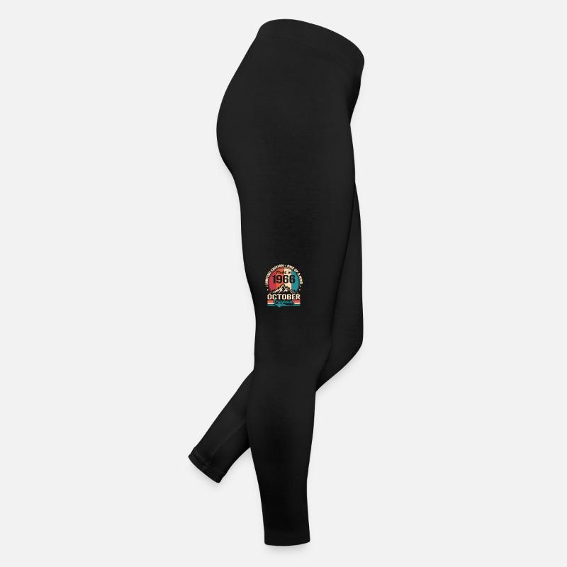 Octobre 1966 Cadeau D'anniversaire 1966 Octobre Legging en jersey Femme