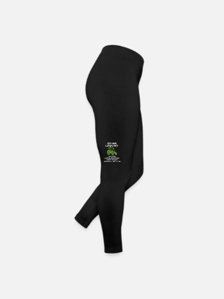Traktor Bauer Landwirt Beruf Sprüche Geschenk - Legging en jersey Femme - noir - Droite