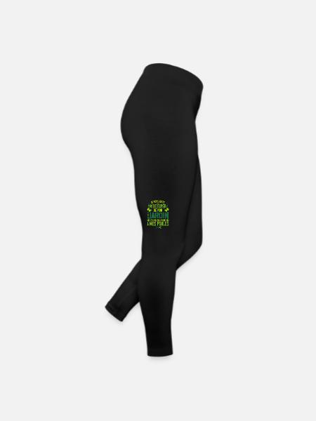 Papy Poule - Jardinage et Poules Cadeaux - Legging en jersey Femme - noir - Droite
