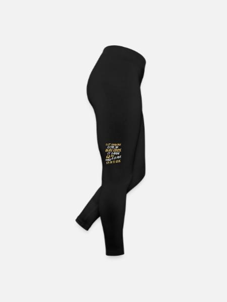 Cadeau D'anniversaire Beau gosse et d'avoir 62 ans - Legging en jersey Femme - noir - Droite