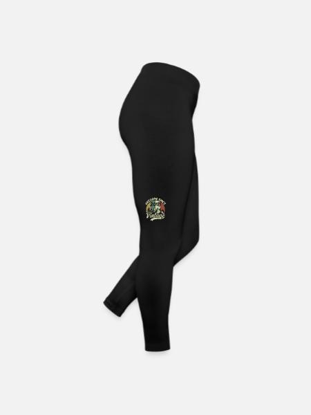 Vintage 2018 Birthday Gift 2018 - Women’s Jersey Leggings - black - Right