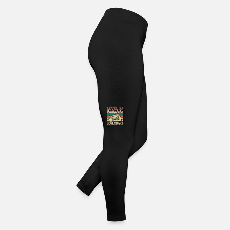 Level 32 Complete, 32 Birthday Gift Women’s Jersey Leggings