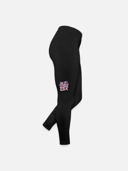 In meiner Doodle Mom-Ära - Frauen Jersey Leggings - Schwarz - Rechts