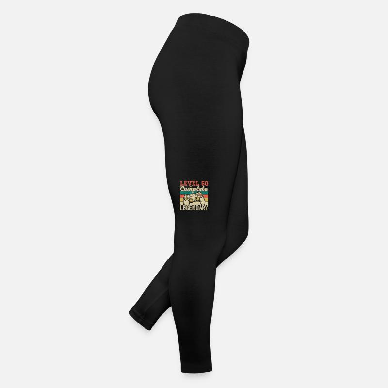 Niveau 50 Complete, Cadeau D'anniversaire 50 Ans Legging en jersey Femme