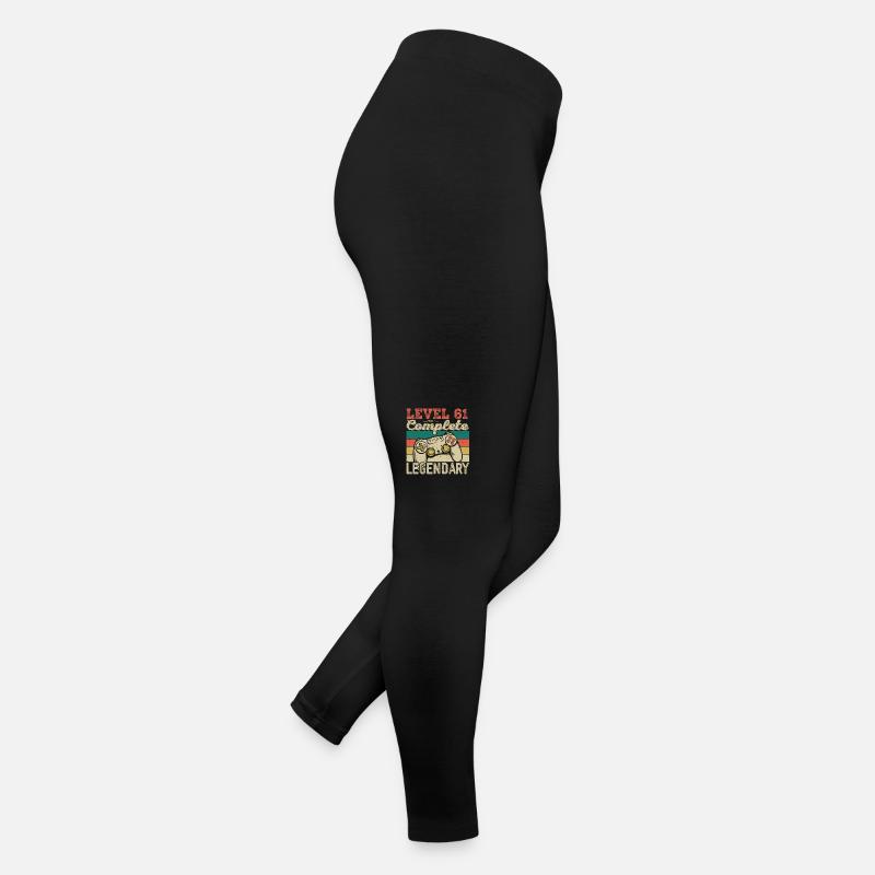 Niveau 61 Complete, Cadeau D'anniversaire 61 Ans Legging en jersey Femme