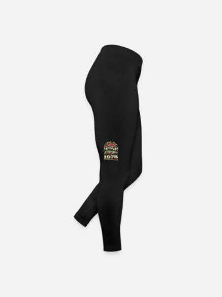 Jahrgang 1976 Original Retro Jubiläumsgeschenk - Frauen Jersey Leggings - Schwarz - Rechts