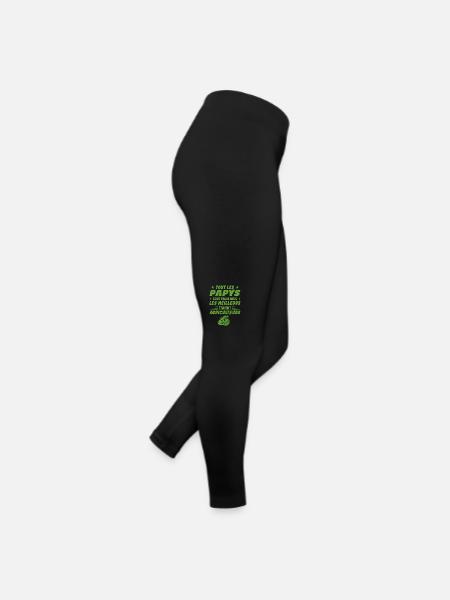Papy Paysan Cadeau Meilleur Agriculteur Humour - Legging en jersey Femme - noir - Droite