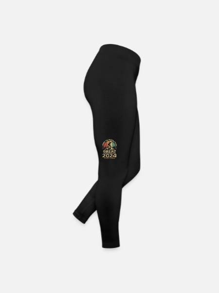 Vintage Geburtstag 2024 - Retro Geschenkidee 2024 - Frauen Jersey Leggings - Schwarz - Rechts