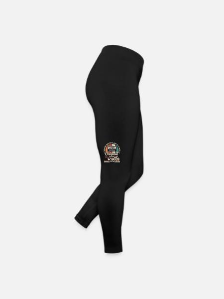 Originelles Retro-Geburtstagsgeschenk für Born in 2019 - Frauen Jersey Leggings - Schwarz - Rechts