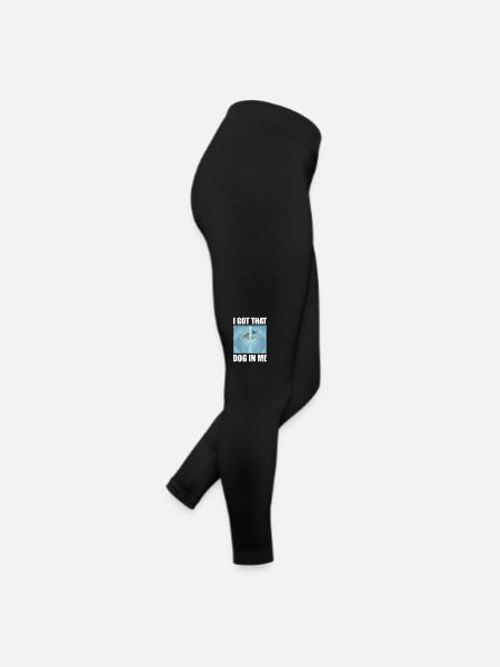 I Got that Dog in Me Xray Meme Funny - Women’s Jersey Leggings - black - Right