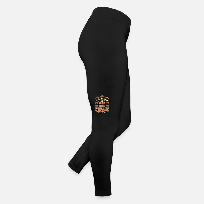 Geburtstagsgeschenk 55 Jahre Geboren im Februar 1969 Frauen Jersey Leggings