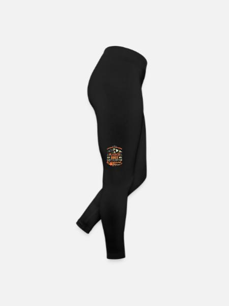 Vintage Born In March 1965 Birthday Gift - Women’s Jersey Leggings - black - Right