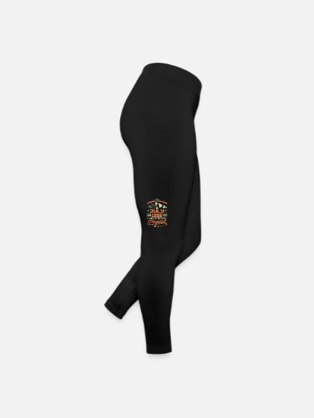 Juillet 1966 Cadeau D’anniversaire Juillet 1966 - Legging en jersey Femme - noir - Droite