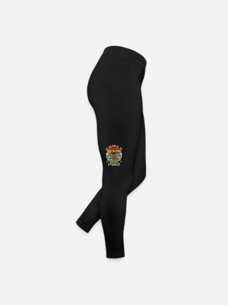 Gamer seit 1982 - Gaming Geburtstagsgeschenk 1982 - Frauen Jersey Leggings - Schwarz - Rechts
