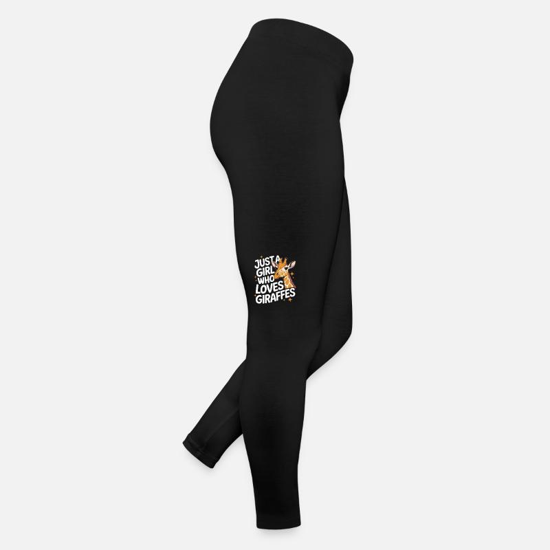 Giraffe Tier Afrika Giraffen Frauen Jersey Leggings