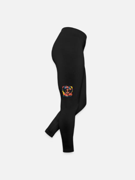 Afro Americans Africa - Women’s Jersey Leggings - black - Right