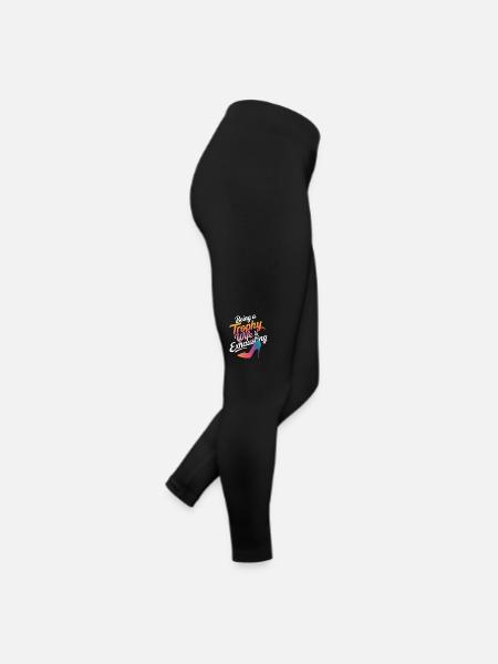 Frau Ehefrau Partnerin Familie Verheiratet - Frauen Jersey Leggings - Schwarz - Rechts