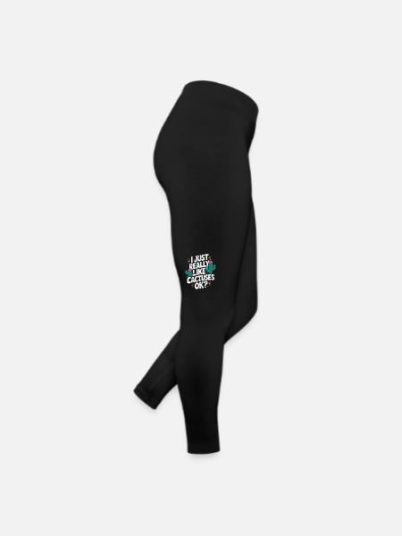 Cactus Cacti Desert Plant - Women’s Jersey Leggings - black - Right
