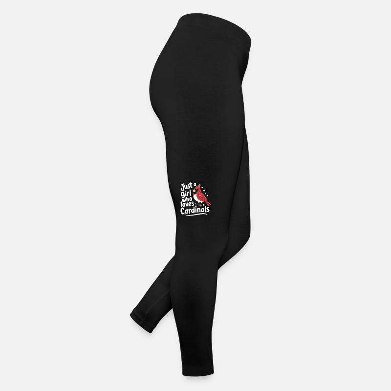 Cardinal Red Cardinal Vogel Red Cardinal - Women’s Jersey Leggings - black