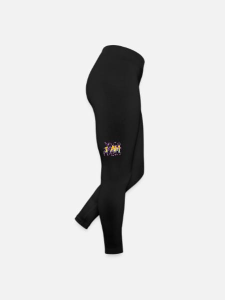 I am life message - Legging en jersey Femme - noir - Droite