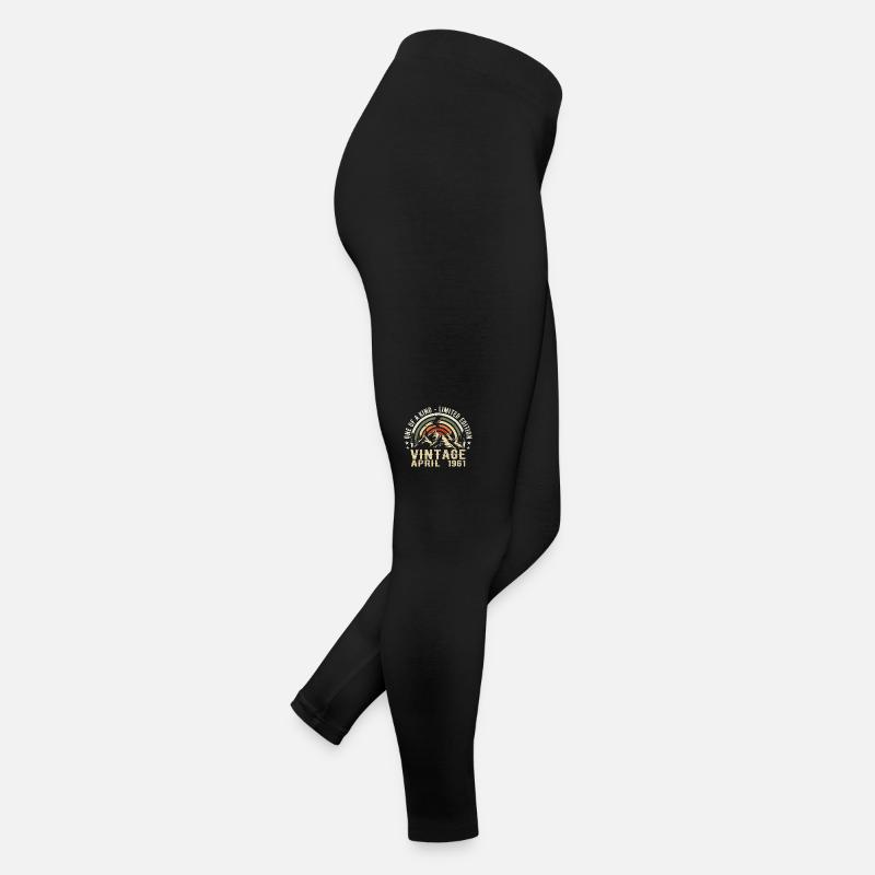 April 1961 Birthday Gift - Born in April 196 Women’s Jersey Leggings