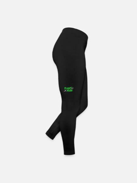 Mode de vol – Puissance du ballon de football activée - Legging en jersey Femme - noir - Droite