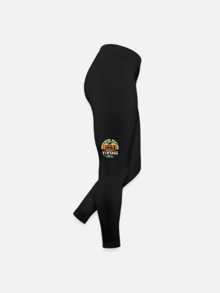 1983 Geburtstagsgeschenk Jahrgang 1983 Retro 1983 - Frauen Jersey Leggings - Schwarz - Rechts