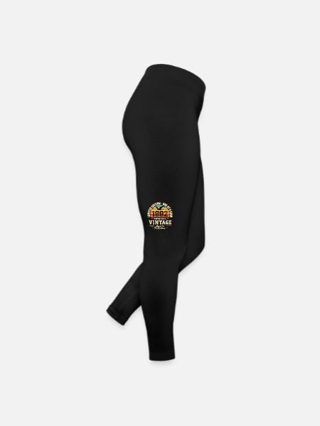 1992 Geburtstagsgeschenk Jahrgang 1992 Retro 1992 - Frauen Jersey Leggings - Schwarz - Rechts