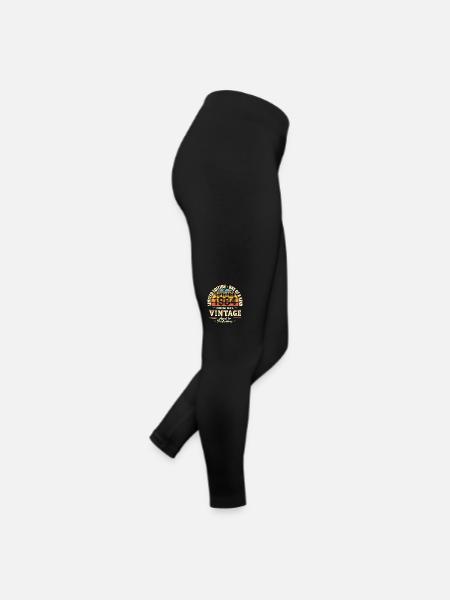 September 1984 Gift 1984 Vintage September 1984 - Women’s Jersey Leggings - black - Right