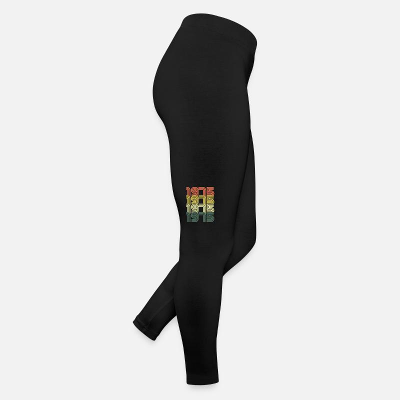 1975 Vintage Retro Geburtstagsgeschenk Frauen Jersey Leggings