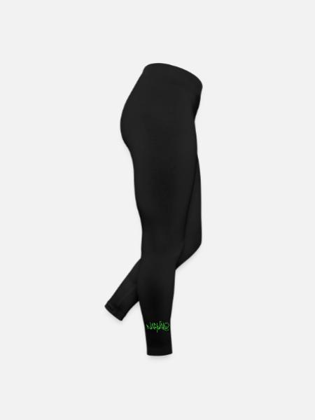 narvalo vert - Legging en jersey Femme - noir - Droite