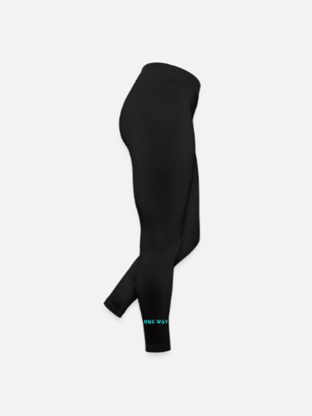 One Way - Frauen Jersey Leggings - Schwarz - Rechts