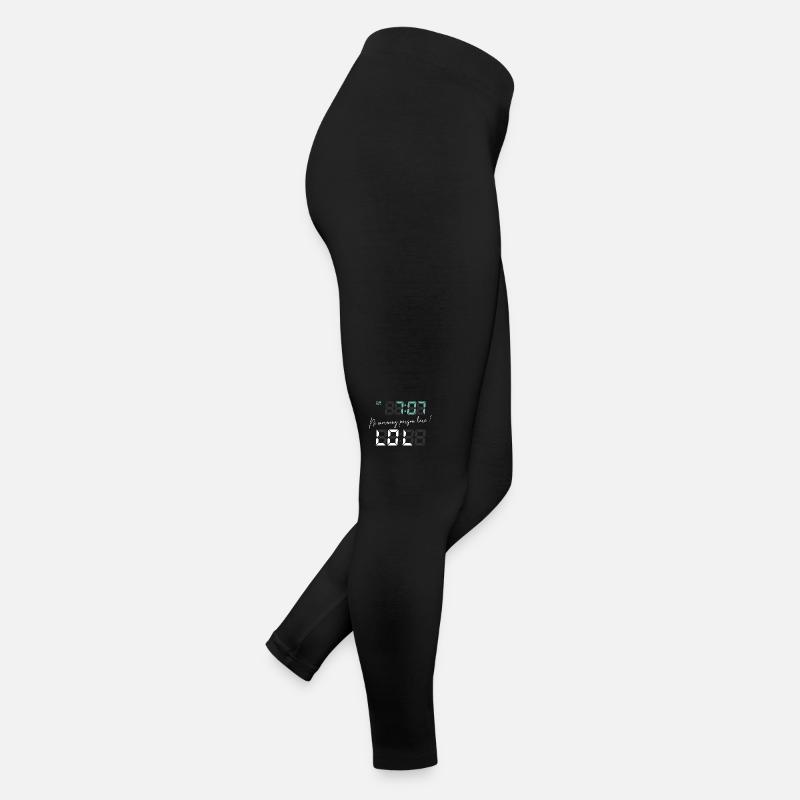 Commencez la journée avec humour à 7h07 Legging en jersey Femme