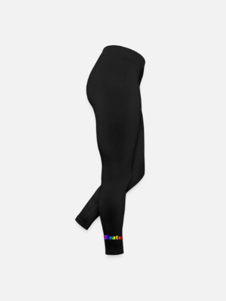Beate - Frauen Jersey Leggings - Schwarz - Rechts