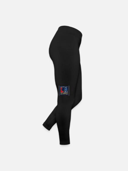 Los Angeles - Frauen Jersey Leggings - Schwarz - Rechts