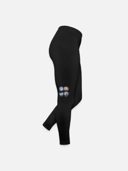 Jour de fête - Club WoW - 2023 - Legging en jersey Femme - noir - Droite