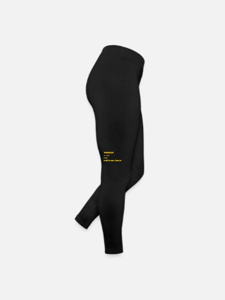 Woman Adult Human Female - Legging en jersey Femme - noir - Droite