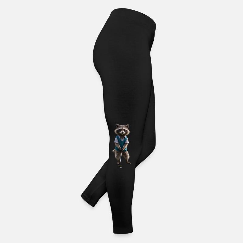 Sport-Waschbär Frauen Jersey Leggings