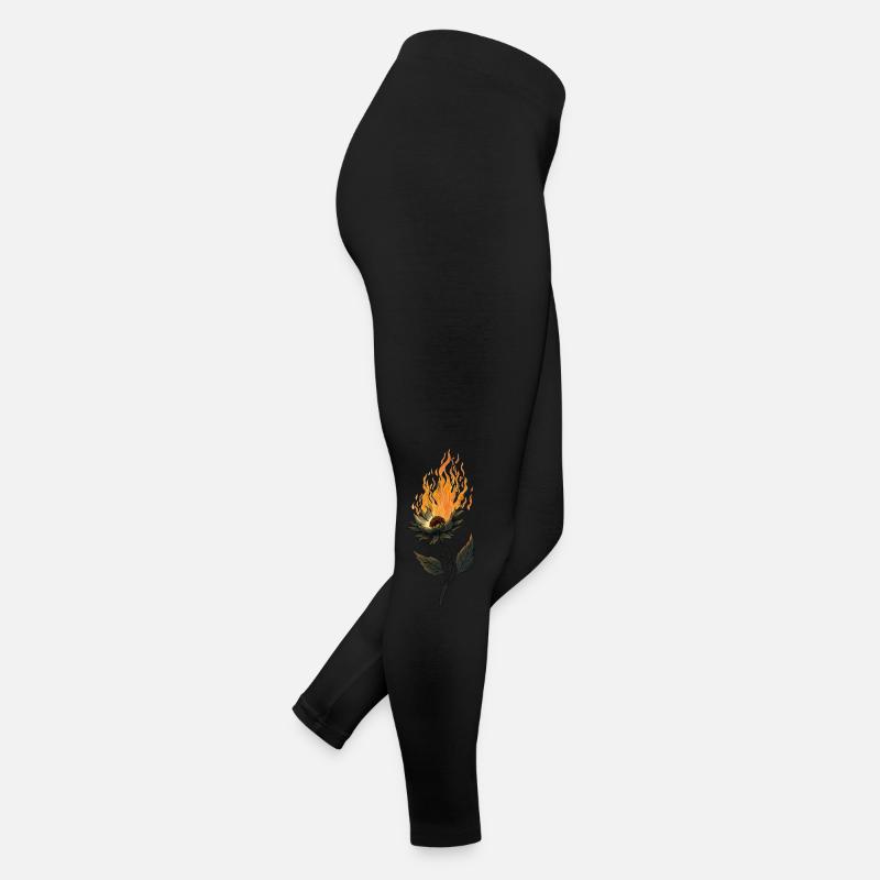 BurningFlower Women’s Jersey Leggings