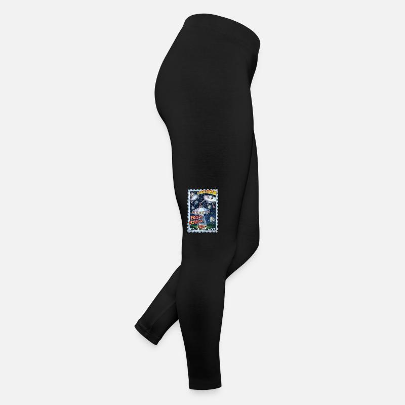 Message extraterrestre Legging en jersey Femme