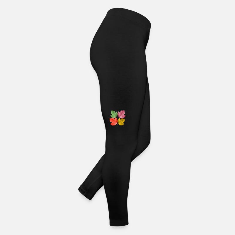 feuilles colorées en automne à partir d’un feuillage de feuille d’arbre Legging en jersey Femme