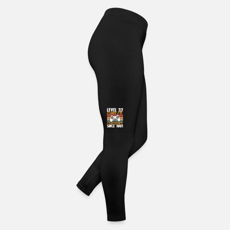 Birthday Gift, Level 32 Complete 1991 Women’s Jersey Leggings