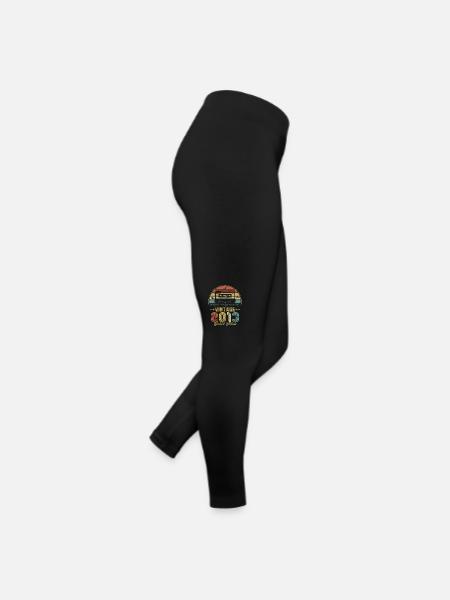 Vintage cassette 2013 - Women’s Jersey Leggings - black - Right