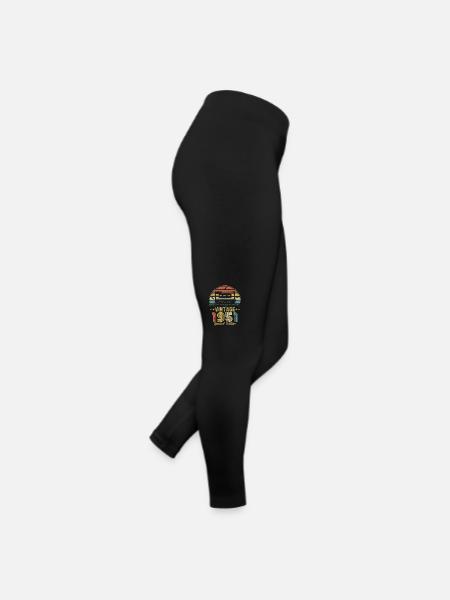 Vintage cassette 1951 - Women’s Jersey Leggings - black - Right