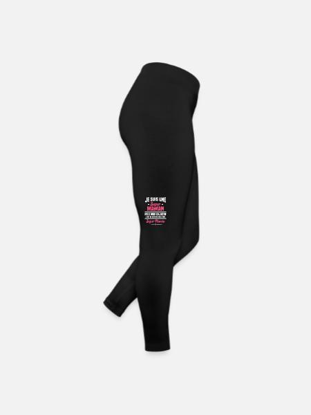 Mon objectif c'est de devenir une super mamie - Legging en jersey Femme - noir - Droite